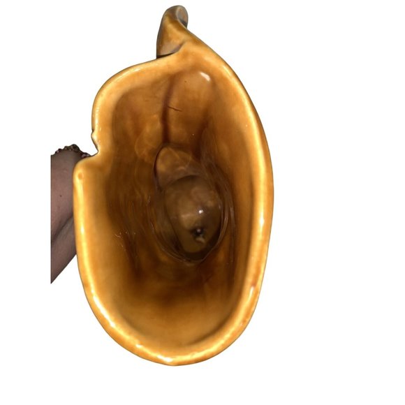 Calif Pottery Victorian Button Up Boot Vase USA No 1224 Vintage - Picture 6 of 6